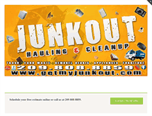 Tablet Screenshot of getmyjunkout.com